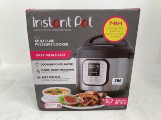 INSTANT POT DUO MULTI-USE PRESSURE COOKER - 5.7L CAPACITY: LOCATION - A16