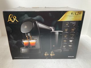 L'OR LATTE PIANO NOIR 19 BAR BARISTA COFFEE SYSTEM RRP £140: LOCATION - A15