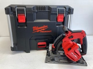 MILWAUKEE M18-FUEL 18V LI-ION RED-LITHIUM 165MM BRUSHLESS CORDLESS PLUNGE SAW(BARE) - MODEL M18-FPS55 - RRP £370: LOCATION - BOOTH