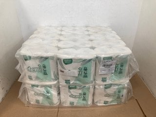 QTY OF 4 PACK DEMI TOILET TISSUE IN WHITE: LOCATION - A11