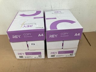 2 X BOXES OF RAY A4 WHITE COPIER PAPER: LOCATION - A10