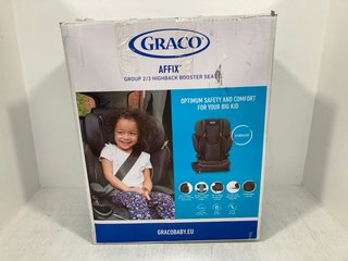 GRACO AFFIX LX GROUP 2/3 HIGHBACK BOOSTER SEAT IN STARGAZER: LOCATION - A2