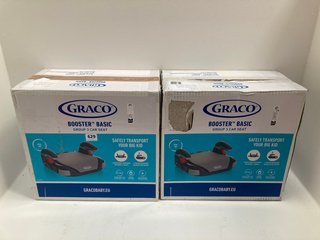 2 X GRACO BOOSTER BASIC GROUP 3 CAR SEATS: LOCATION - B1