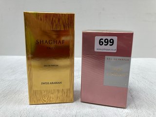 KHADLAJ ROSE COUTURE 100ML EAU DE PARFUM TO ALSO INCLUDE SWISS ARABIAN SHAGHAF OUD 75ML EAU DE PARFUM: LOCATION - B5