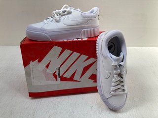 NIKE COURT LEGACY LIFT TRAINERS IN WHITE - UK 5: LOCATION - B6