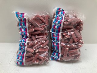 2 X PACKS OF VIDAL CANDIES FIZZY SWEETS - BBE 15/5/26: LOCATION - B12