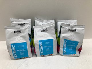 6 X PACKS OF CAPRICCIO 500G PREMIUM COFFEE BEANS - BBE 5/25: LOCATION - B12