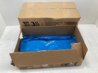 4 X BOXES OF BLUE MEDIUM DUTY SACKS: LOCATION - B12