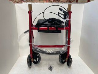 DRIVE DEVILBISS HEALTHCARE R8 ROLLATOR IN RED: LOCATION - C17