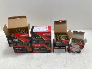 QTY OF ASSORTED TIMCO VELOCITY PREMIUM TWIST SCREWS: LOCATION - C16