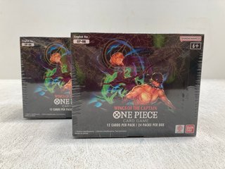 2 X BANDAI NAMCO WINGS OF THE CAPTAIN ONE PIECE CARD GAMES - RRP £130.00: LOCATION - C16