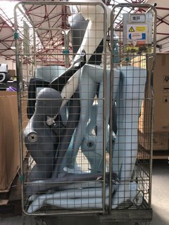 CAGE OF ASSORTED MANNEQUIN PARTS (CAGE NOT INCLUDED): LOCATION - A3 (KERBSIDE PALLET DELIVERY)