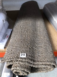 JOHN LEWIS & PARTNERS FINE PLAIN JUTE RUG IN GREY 180CM X 120CM RRP £150: LOCATION - AR3