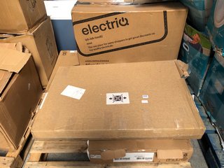 PALLET OF ASSORTED KITCHEN APPLIANCES TO INCLUDE ELECTRIQ 90CM STAINLESS STEEL TOUCH COOKER HOOD: LOCATION - B5 (KERBSIDE PALLET DELIVERY)