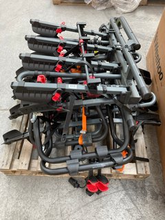 PALLET OF ASSORTED VEHICLE BICYCLE RACKS: LOCATION - A6 (KERBSIDE PALLET DELIVERY)