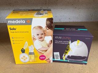 ELVIE PUMP ULTRA-QUIET, WEARABLE ELECTRIC BREAST PUMP TO INCLUDE MEDELA SOLO SINGLE ELECTRIC BREAST PUMP: LOCATION - BR12