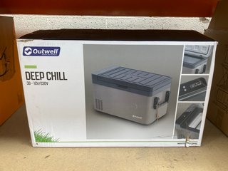 OUTWELL DEEP CHILL COMPRESSOR COOL BOX IN GREY: LOCATION - BR13