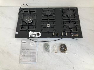 (COLLECTION ONLY) BOSCH SERIES 6 - 5 BURNER GAS ON GLASS HOB RRP £694: LOCATION - AR11