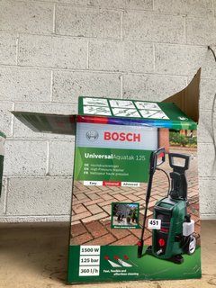 BOSCH UNIVERSAL AQUATAK 125 PRESSURE WASHER: LOCATION - BR17