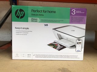 HP DESKTOP JET 2820E PRINTER IN WHITE: LOCATION - BR4