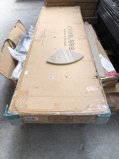 PALLET OF ASSORTED FURNITURE ITEMS TO INCLUDE ICKLE BUBBA SNOWDON WARDROBE IN WHITE (BOX 1 OF 3 ONLY): LOCATION - B6 (KERBSIDE PALLET DELIVERY)