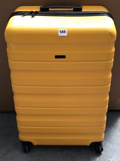 JOHN LEWIS & PARTNERS ANYDAY HARDSIDE MEDIUM SUITCASE IN YELLOW: LOCATION - B7