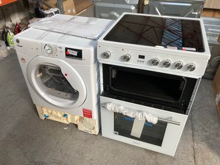 HOOVER-DRY 300 LITE TUMBLE DRYER TO INCLUDE HISENSE WHITE OVEN & GRILL ( DOOR MISSING ): LOCATION - A6