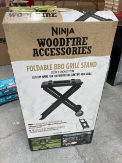 NINJA WOODFIRE FOLDABLE ELECTRIC BBQ STAND - RRP £130: LOCATION - A1