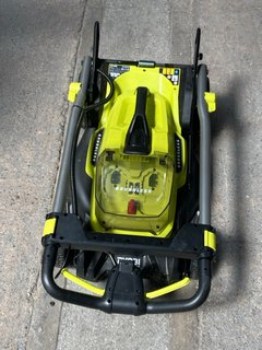 RYOBI 18V BRUSHLESS 40CM LAWNMOWER - RRP £340: LOCATION - A1