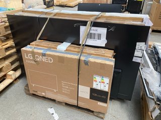 PALLET OF ASSORTED TVS (PCB REMOVED): LOCATION - B1 (KERBSIDE PALLET DELIVERY)