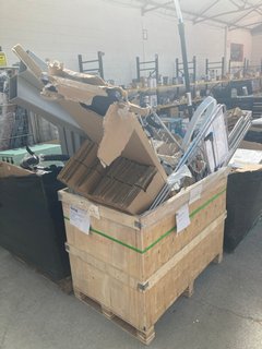 QTY OF ASSORTED ITEMS TO INCLUDE QTY OF GREY VENT POLES: LOCATION - B3 (KERBSIDE PALLET DELIVERY)