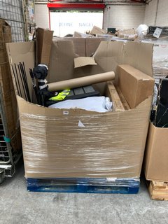 PALLET OF ASSORTED ITEMS TO INCLUDE CLEARWATER STARTER KIT: LOCATION - B8 (KERBSIDE PALLET DELIVERY)