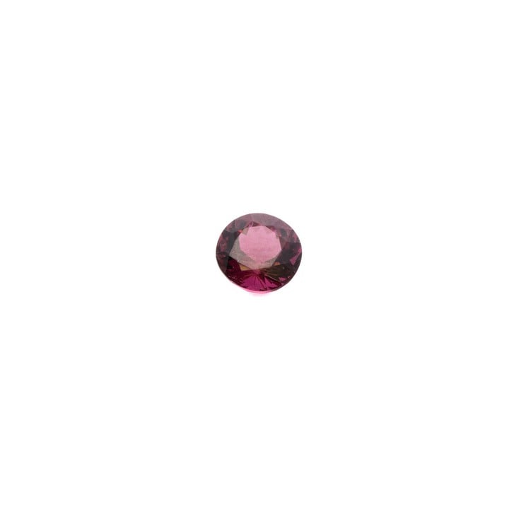 0.88ct Rubellite Faceted Round-cut Single Gemstone (VAT Only Payable on Buyers Premium)