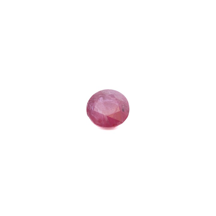 0.73ct African Ruby Faceted Round-cut Single Gemstone (VAT Only Payable on Buyers Premium)