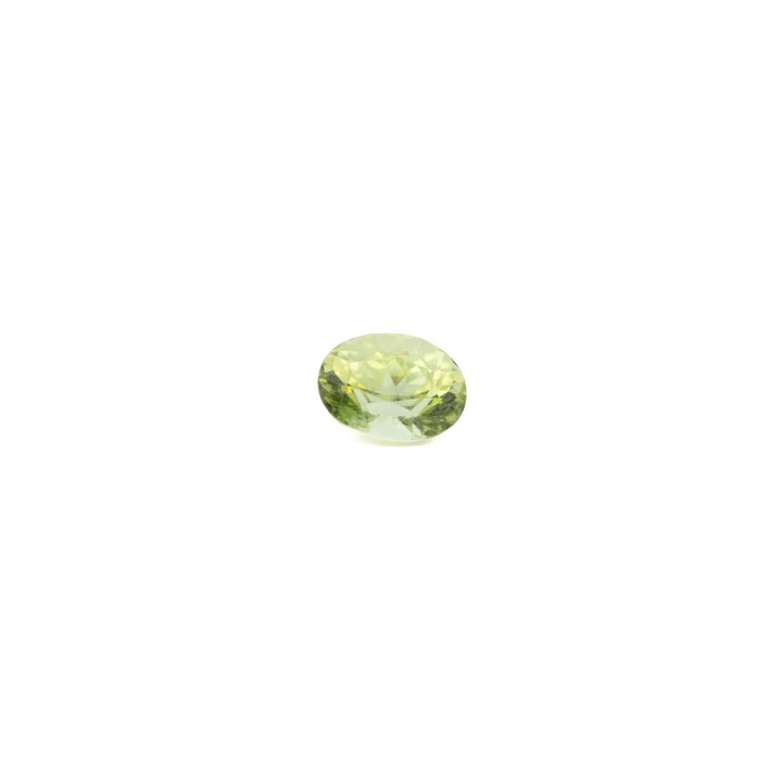 1.00ct Peridot Faceted Oval-cut Single Gemstone (VAT Only Payable on Buyers Premium)