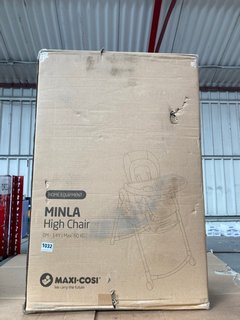 MAXI COSI MINLA CHILDRENS HIGH CHAIR RRP - £150: LOCATION - D17