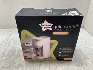 TOMMEE TIPPEE QUICK COOK 6 IN 1 BABY FOOD MAKER: LOCATION - A8