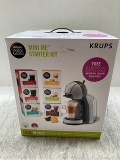 KRUPS NESPRESSO DOLCE GUSTO MINI STARTER KIT COFFEE MACHINE: LOCATION - A8