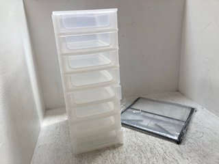 PLASTIC COVER TO INCLUDE IRIS LARGE CLEAR PLASTIC STORAGE BOX: LOCATION - A13