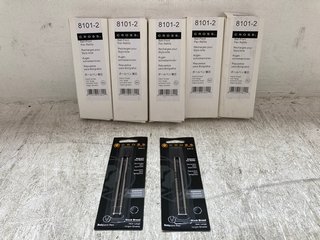 5 X CROSS BALLPOINT PEN REFILLS 8100 - 2: LOCATION - A16