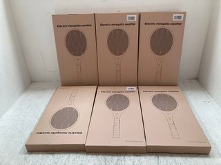 6 X ELECTRIC MOSQUITO SWATTERS: LOCATION - A17