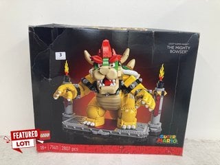 LEGO SUPER MARIO THE MIGHTY BOWSER BUILD KIT MODEL: 71411 RRP - £229: LOCATION - WHITE BOOTH