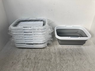 QTY OF COLLAPSIBLE SINKS IN WHITE/GREY: LOCATION - B21