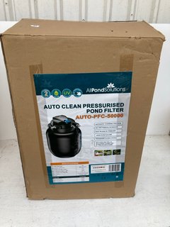 ALL POND SOLUTIONS AUTO CLEAN PRESSURISED POND FILTER MODEL: AUTO-PFC-50000 RRP - £599: LOCATION - WHITE BOOTH