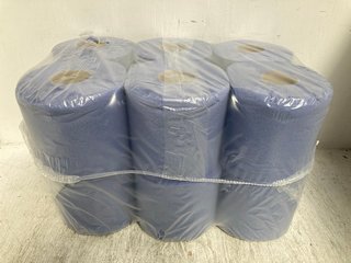 MULTIPACK OF GOMPELS SO CLEAN CENTREFEED BLUE ROLLS: LOCATION - B16