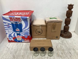 QTY OF ASSORTED ITEMS TO INCLUDE DANMU ART 100ML MILK BOTTLES: LOCATION - B3