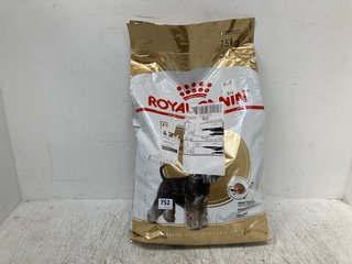 ROYAL CANIN ADULT MINIATURE SCHNAUZER 7.5KG DRIED DOG FOOD PACK: LOCATION - B2