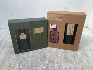 2 X ASSORTED NEXT MENS PERFUME AND BODY WASH GIFT SETS IN ASSORTED SCENTS: LOCATION - B1