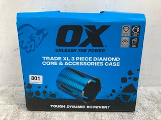 OX TRADE XL 3 PIECE DIAMOND CORE AND ACCESSORY CASE: LOCATION - C3