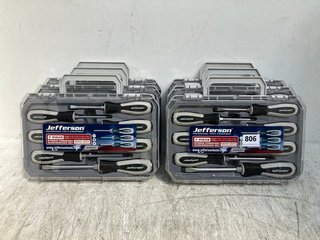 6 X JEFFERSON 7 PIECE STRIKETHROUGH SCREWDRIVER SETS: LOCATION - C3